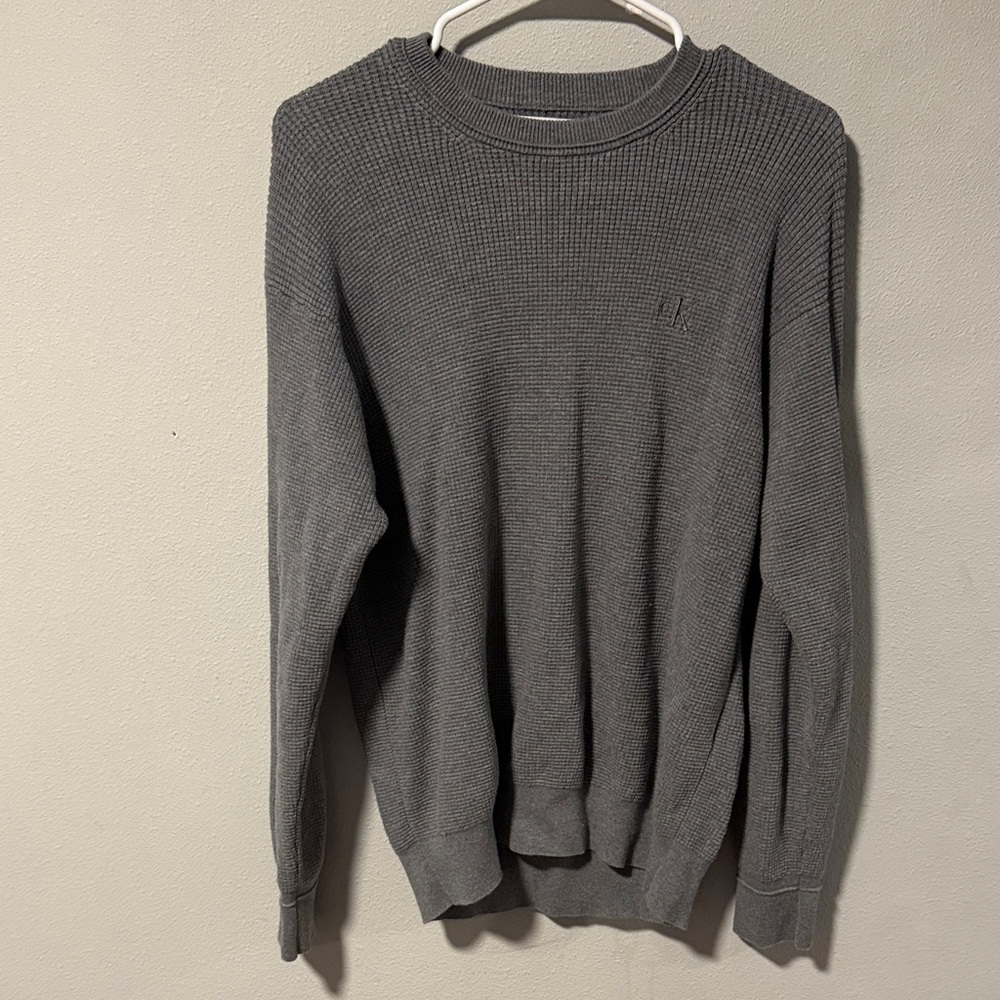 Calvin Klein Men's Gray Sweater